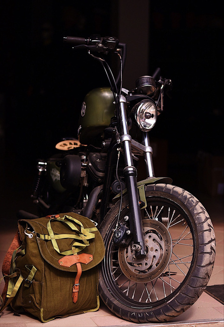 Military Rucksack- Cold War Romanian army (Canvas) - vintage rare - OD Green - Like new