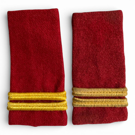OFFICER RANKS, INFANTRY, MUSIC - LIEUTENANT WITHOUT A MARK, RED CITY - MILITARY SURPLUS ROMANIAN ARMY - USED