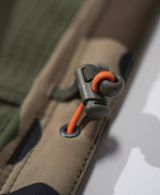 WATERPROOF RAIN JACKET - ARTAXES SOFTSHELL - PENTAGON - WOODLAND