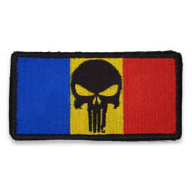 DRAPEL PUNISHER EN, WITH VELCRO APPLICATION - 9 x 4,5 x 0,2 CM