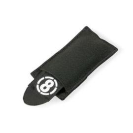 AIRSOFT DEAD RED RAG POUCH - 8FIELDS -   BLACK