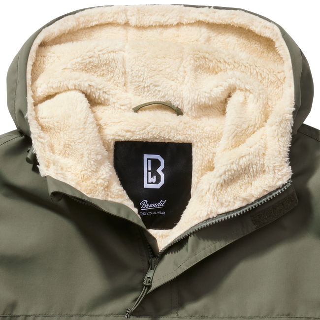 WINDBREAKER SHERPA - OLIVE - BRANDIT