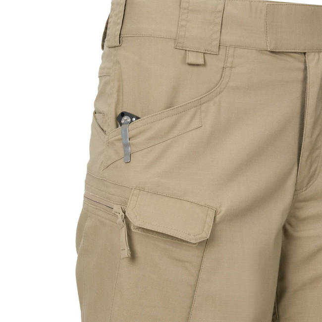 URBAN TACTICAL SHORTS - UTS - POLYCOTTON RIPSTOP - Helikon-Tex - KHAKI