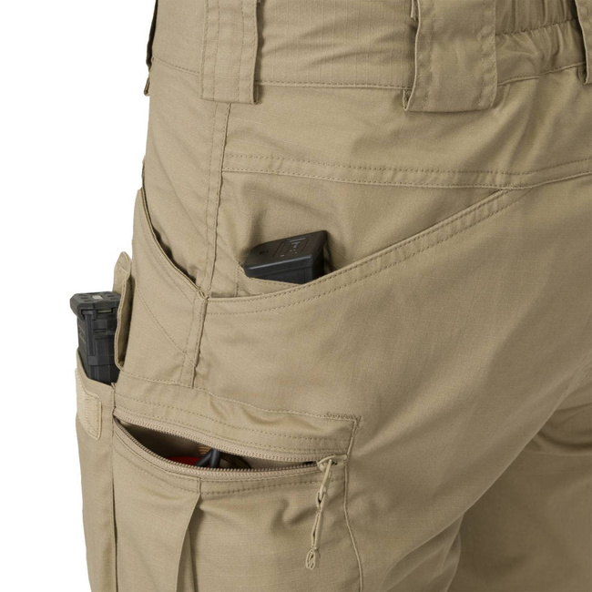 URBAN TACTICAL SHORTS - UTS - POLYCOTTON RIPSTOP - Helikon-Tex - CRIMSON SKY/ASH GREY