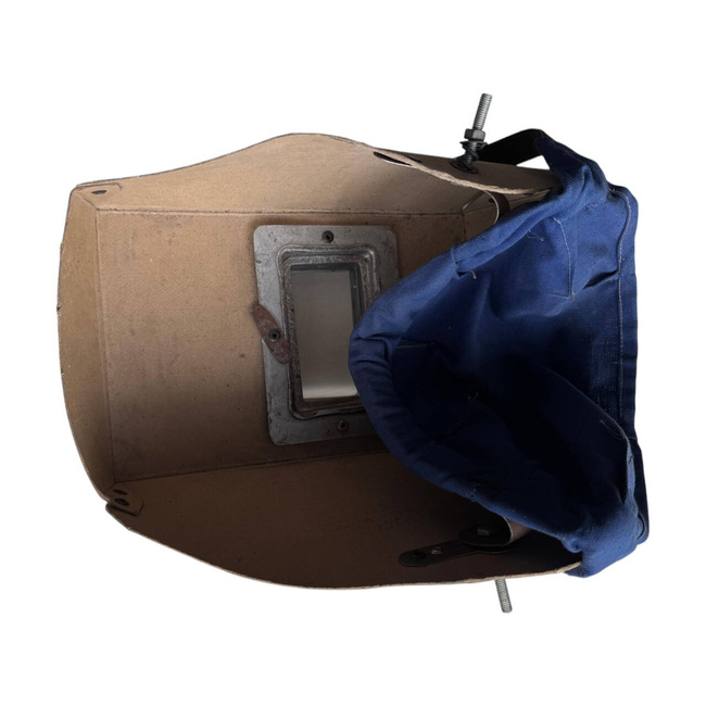 HEAD WELDING MASK - ROMANIAN ARMY MILITARY SURPLUS - IN GOOD CONDITION
