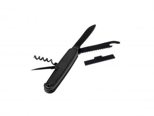 POCKET KNIFE - MILITARY SURPLUS FROM THE GERMAN ARMY - BLACK
