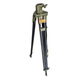 VINTAGE TRIPOD FOR CAMERA - METALLIC - ROMANIAN ARMY MILITARY SURPLUS - BLACK - IN GOOD CONDITION
