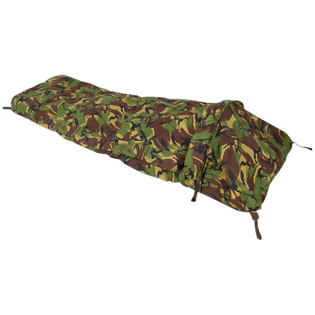 SLEEPING BAG - HOOPED BIVY - DUTCH ARMY MILITARY SURPLUS - CAMO - USED