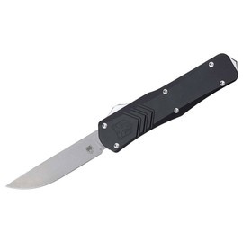 MEDIUM FS-X GEN II BLACK DROP NOT SERRATED POCKET KNIFE - CobraTec