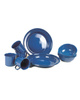 ENAMELED DISHES SET - 12 PIECES - Mil-Tec® - WESTERN BLUE