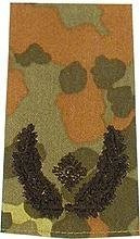 GERMAN ARMY FLECKTARN CAMO/BLACK SHOULDER LOOPS ´MAJOR´