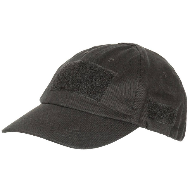 Operations Cap, with velcro, Black - MFH