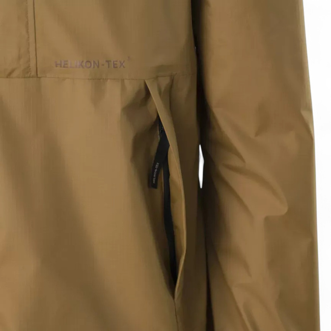 Lightweight Waterproof Rain Jacket - Levanter - Black - Helikon-Tex