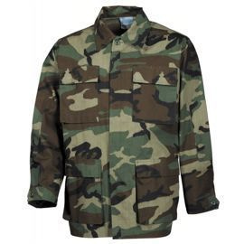 US BDU Field Jacket, Rip Stop, Woodland