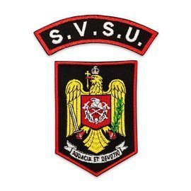 Embroidered SVSU emblem, with Velcro application