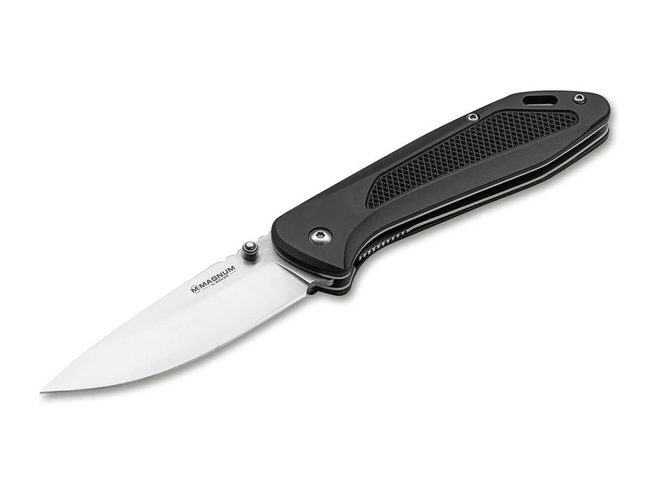 POCKET KNIFE ADVANCE CHECKERING BLACK - MAGNUM BY BOKER
