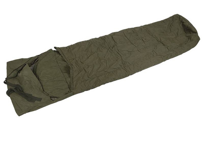 SLEEPING BAG - OD (OLIVE) - GENUINE BELGIAN MILITARY SURPLUS - USED