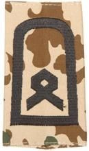 GERMAN ARMY TROPICAL CAMO/BLACK SHOULDER LOOPS ´HAUPTFELDWEBEL´