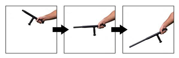 EXPANDABLE TONFA BATON - ExT-24/61 - 61 CM