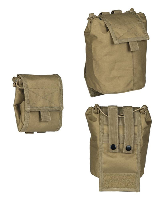 COLLAPSIBLE EMPTY SHELL POUCH - Mil-Tec - COYOTE