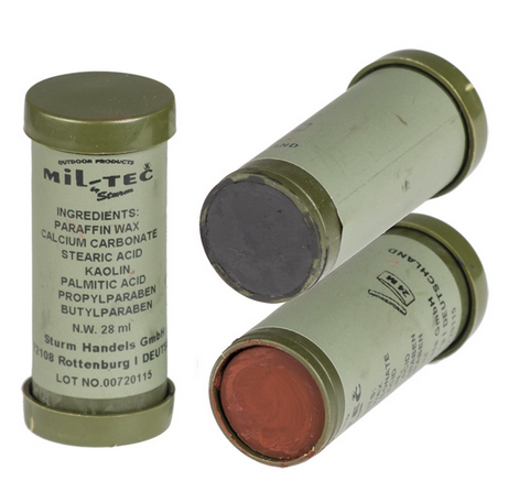 FACE CAMOUFLAGE PAINT - Mil-Tec® - BLACK-BROWN