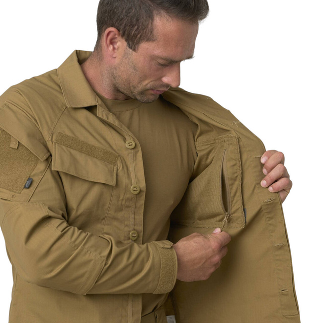 Modern uniform shirt - Raid - Polycotton Stretch Ripstop - US Woodland Camo - Helikon-Tex