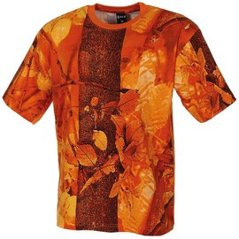 COTTON T-SHIRT - US ARMY STYLE - MFH® - HUNTER ORANGE