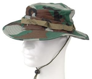 BUSH HAT JUNGLE US (RIP-STOP) WOODLAND CAMO