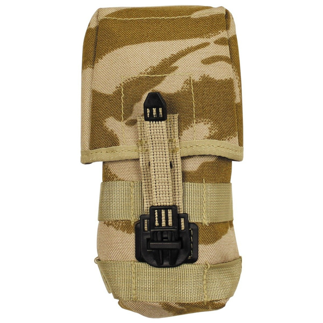 GB Ammo Pouch, SA 80, MOLLE, DPM desert, used