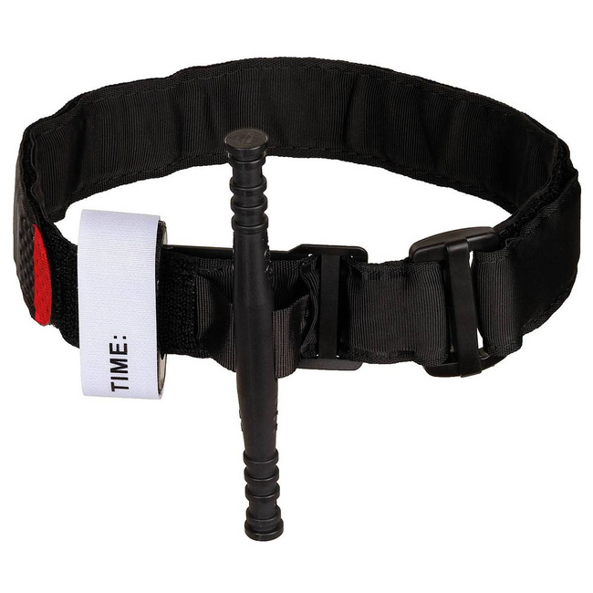 TACTICAL TOURNIQUET FOR MEDICAL EMERGENCIES AND BLOOD LOSS CONTROL - SINGLE HAND APPLICATION