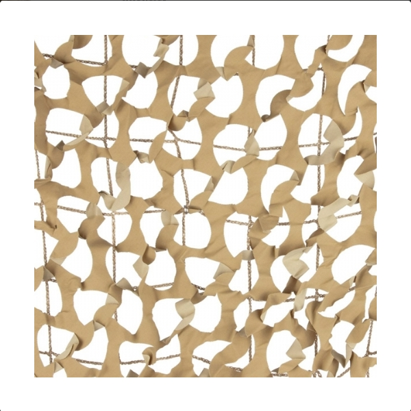 LEAF NETTING FOR SUN PROTECTION - RIP-STOP FABRIC - Mil-Tec - DESERT - 4 x 6 M