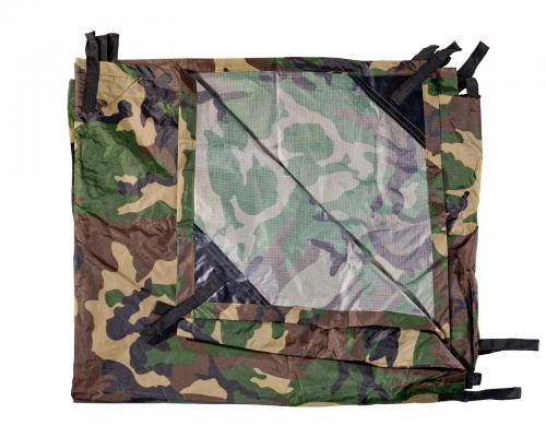 MULTI-PURPOSE TARPAULIN - "TARP BASHA" - 2 x 2.5 M - WOODLAND