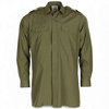 Long-Sleeved Shirt - British Army Military Surplus - Olive Green - Used