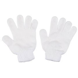 GB GLOVES - KNITTED - WHITE - USED