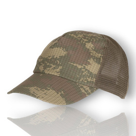 TR Field Cap - Ripstop - With Mesh Insert - Turkish Army Military Surplus - OD Green/Turkish M2008 Camouflage - Like New