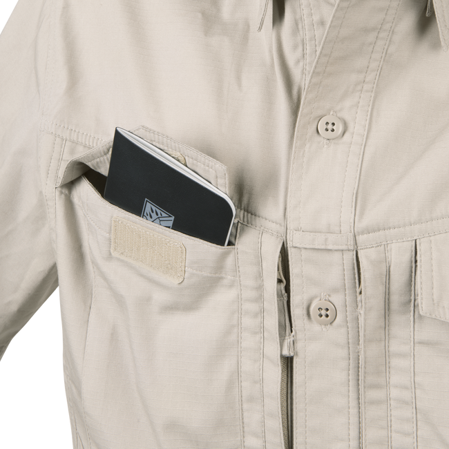 SHORT-SLEEVED SHIRT - DEFENDER MK2® - POLYCOTTON RIPSTOP - Helikon-Tex® - PINE GREEN 