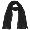 MESH SCARF - 190 x 90 CM - BLACK