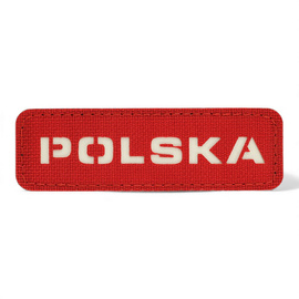PATCH POLSKA 25 x 80 MM LASER CUT - RED/WHITE - M-TAC