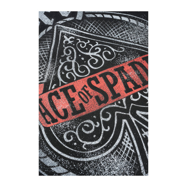 MOTÖRHEAD COTTON T-SHIRT WITH ACE OF SPADES PRINT - BLACK - BRANDIT