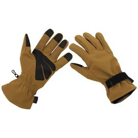 Gloves, Softshell, coyote tan