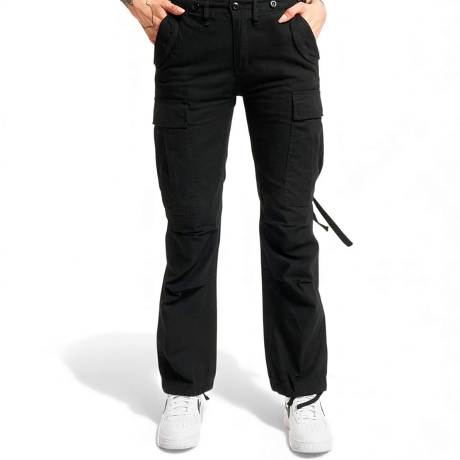 Womens BDU Pants - Ripstop - Black - Brandit