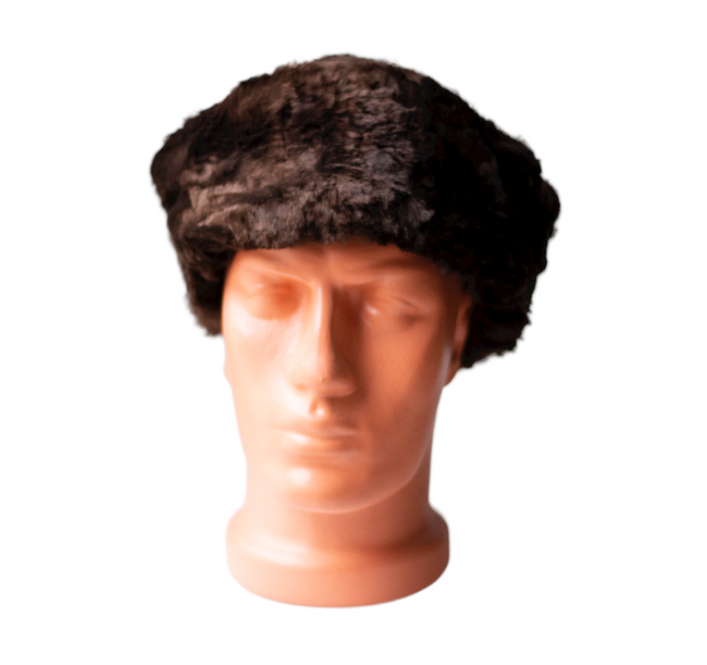 Fur hat, Cold War era, Romanian Army Surplus - Brown