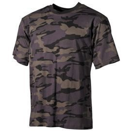 SHORT SLEEVE T-SHIRT - AMERICAN ARMY STYLE - MFH® - COMBAT CAMOUFLAGE
