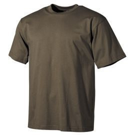 SHORT SLEEVE T-SHIRT - AMERICAN ARMY STYLE - MFH - OD GREEN