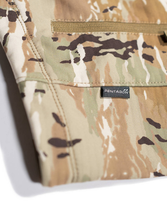 WATERPROOF RAIN JACKET - ARTAXES SOFTSHELL - PENTAGON - PENTACAMO