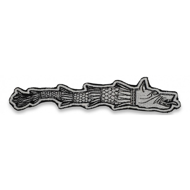 DACIC WOLF EMBLEM, WITH THERMIC APPLICATION - 13.5x2.8 CM