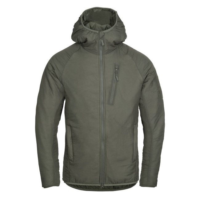 JACKET WITH HOOD - WOLFHOUND® - CLIMASHIELD® APEX - Helikon-Tex® - ALPHA GREEN