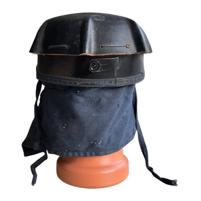 Vintage coal miner turtle helmet, Cold War Era, Romanian Army Surplus