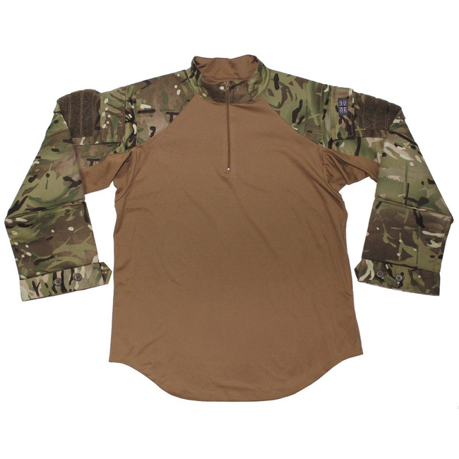 BRITISH COMBAT UNDERSHIRT - UBAC - MTP CAMO - MILITARY SURPLUS - LIKE NEW