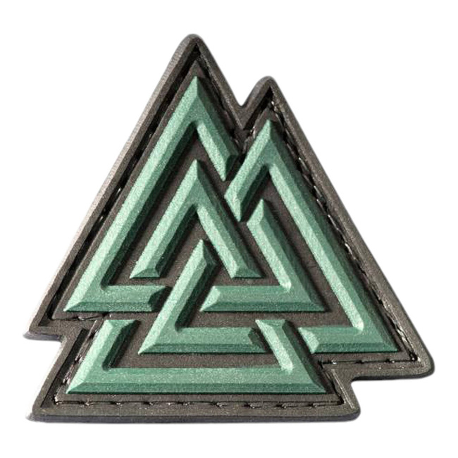 PATCH VALKNUT PVC - BLACK/OLIVE - M-TAC